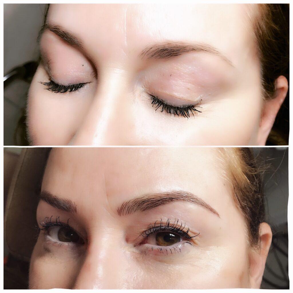 Microblading, Micro shading Phibrows Before and After